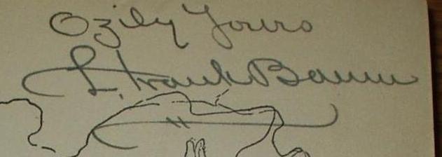 Frank Baum signature