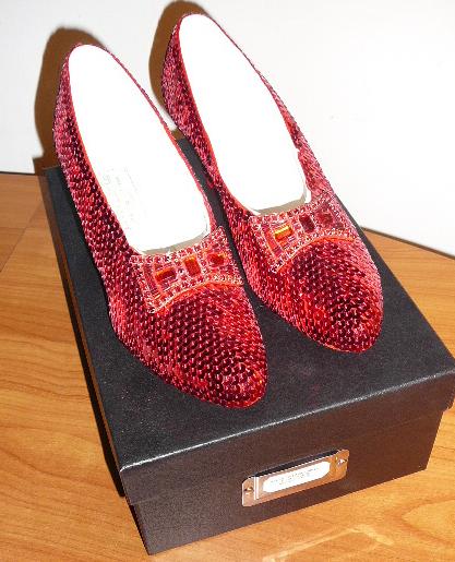 Exact replica of ruby slippers 