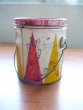 WIZARD OF OZ PEANUT BUTTER TIN WITH HANDLE from 1950s.