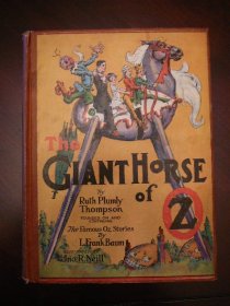 Giant Horse of Oz. 1st edition with 12 color plates (c.1928) . Sold 4/26/17 - $130.0000