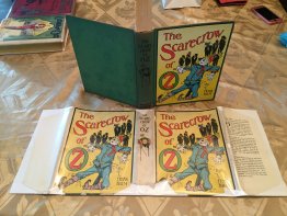 Scarecrow of Oz. Pre 1935 edition with 12 color plates  in an original dust jacket - $300.0000