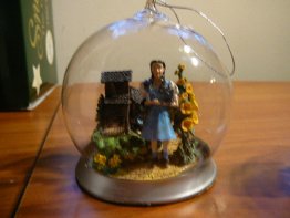 Wizard of OZ-  Dorothy next to house - christmas ornament - $15.0000