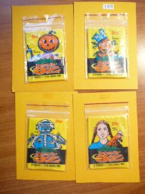 Return to Oz set of 4 various pack of trading cards. - $20.0000