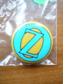 1 1/4 inch return t OZ pre production pin-back button. 1984. Page 72 of Collectors treasury. - $10.0000