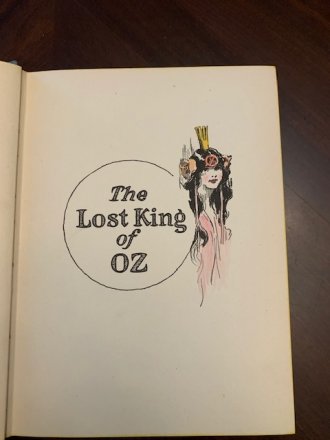 Lost King of Oz. 1st edition with 12 color plates (c.1925)