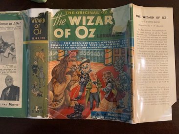 Wizard of Oz, Bobbs Merrilll, 1939 MGM edition in dust jacket