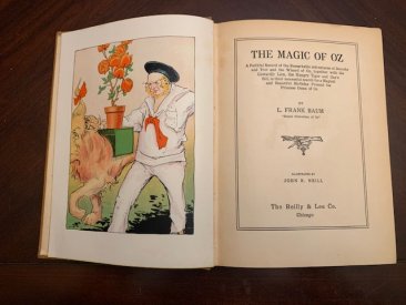Magic of Oz. Early pre 1935 edition with 12 color plates.