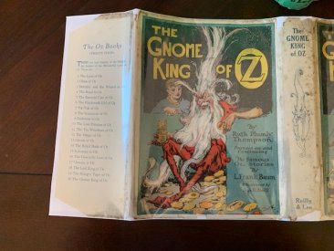Gnome King of Oz. 1st edition, 12 color plates  in original dust jacket. (c.1927)