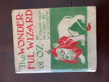 Wonderful Wizard of Oz  Geo M. Hill, 1st edition, 2nd state text ( mixed state). Binding - "B"