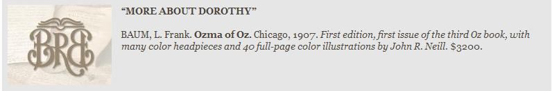 Dorothy and the Wizard in Oz