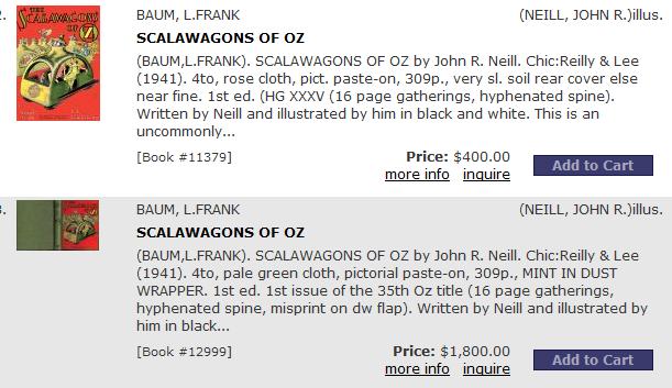 Scalawagons in Oz