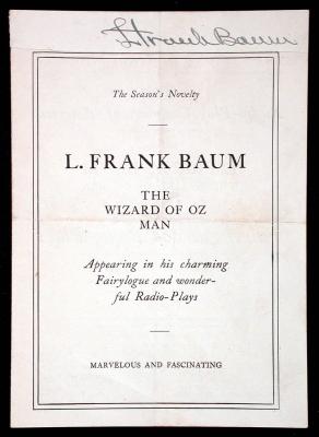 Frank Baum signature