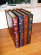 Set of 4 Frank Baum Oz leather books with color platesby Easton Press