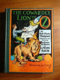 Cowardly Lion of Oz. 1st edition, 12 color plates (c.1923) - $150.0000