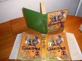 Giant Horse of Oz. Post 1935 edition without color plates in dust jacket (c.1928) - $120.0000