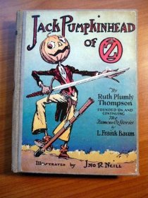 Jack Pumpkinhead of Oz. 1st edition with 12 color plates (c.1929) Sold 10-23-2010 - $140.0000