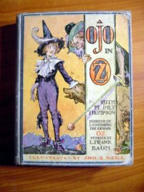 Ojo in Oz. 1st edition with 12 color plates (c.1933). Sold 4/25/2010 - $175.0000