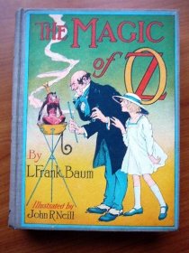 Magic of Oz. Early edition with dust jacket with 12 color plates - $350.0000