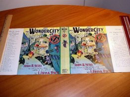 Facsimile dust jacket for Wonder City of Oz book  - $19.9900