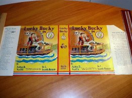 Facsimile dust jacket for Lucky Bucky in Oz book - $19.9900