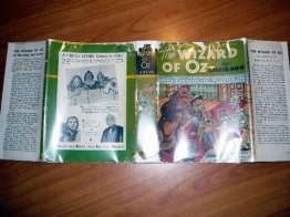 Original dust jacket for Wizard of Oz book - $199.9900