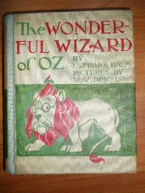 Wonderful Wizard of Oz,  Geo M. Hill, 1st edition, 1st state. C binding - $0.0000