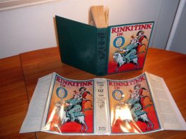 Rinkitink in Oz. Later edition without color plates in dust jacket