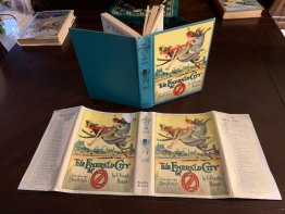 Emerald City of Oz. Later edition with dust jacket and without color plates