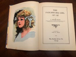 Patchwork Girl of Oz. 1923 edition with color illustrations.