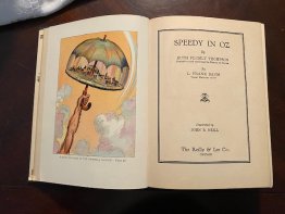 Speedy in Oz. 1st edition with 12 color plates (c.1934)