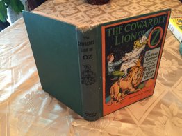 Cowardly Lion of Oz. 1st edition, Pre 1935 printing 12 color plates (c.1923) - $140.0000
