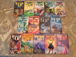 Del Ray set of 14  Frank Baum Oz books from late 1980s - $150.0000