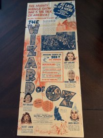 1939  double sided poster MGM movie