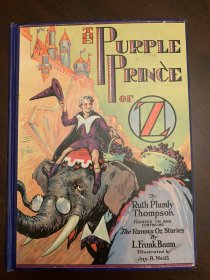 Purple Prince of Oz. 1st edition with 12 color plates in dust jacket (c.1932) - $275.0000