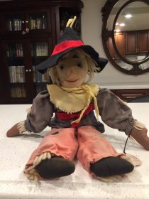 1939 Scarecrow Doll mad by Ideal Co.  Sold 8/2/2018