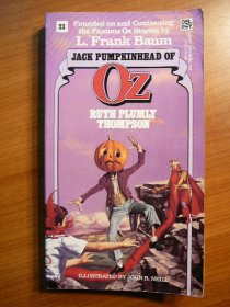 Jack Pumpkinhead of Oz. DelRey Softcover - First Ballantine edition - 1985 - $12.9900