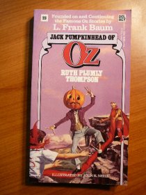 Jack Pumpkinhead of Oz. DelRey Softcover - First Ballantine edition - 1985 - $14.9900