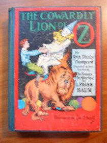 Cowardly Lion of Oz. 1st edition, 12 color plates (c.1923). SOld 4/10/10 - $150.0000