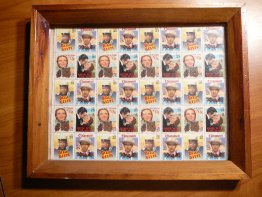 40 postage Stamps Issued Honoring these Classic Films of 1939 in frame. Sold 5/21/2010 - $200.0000