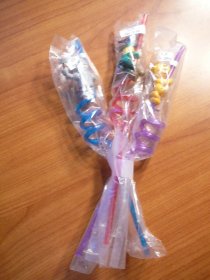 3 Wizard of Oz drinking straws from MGM studio. New - $15.0000