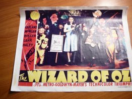 Wizard of Oz miniature poster. Measure 11x14. Signed by Meinhardt Raabe in August 84. Sold 5/28/2010 - $100.0000