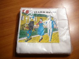 Wizard of Oz unopened napkins. Sold 4/02/2010