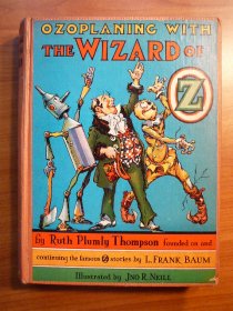 Ozoplaning with the wizard of Oz. 1st edition (c.1939). Sold 3/8/2013 - $150.0000