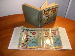 Jack Pumpkinhead of Oz. 1st edition with 12 color plates in 1st dust jacket (c.1929). Sold 12/25/2010 - $700.0000