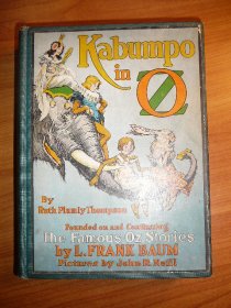 Kabumpo in Oz. 1st edition, 12 color plates (c.1922). SOld 2/14/2013 - $200.0000