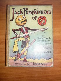 Jack Pumpkinhead of Oz. 1st edition with 12 color plates (c.1929) - $90.0000