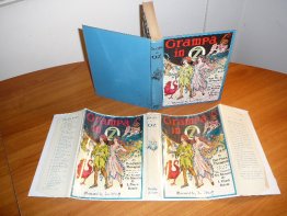 Grampa in Oz. Post 1935 edition without  color plates in dust jacket (c.1924). Sold 1/16/2017 - $110.0000