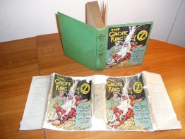 Gnome King of Oz. 1st edition, 12 color plates  with 1st edition dust jacket(c.1927).Sold 1/19/2013 - $700.0000