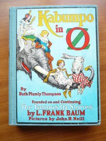Kabumpo in Oz. 1st edition, 12 color plates (c.1922). Sold 12/25/2010 - $275.0000