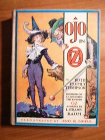 Ojo in Oz. 1st edition with 12 color plates (c.1933). Sold 12/25/2010 - $180.0000